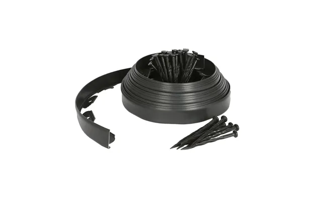 Flexible Plastic Lawn & Path Edging - Black