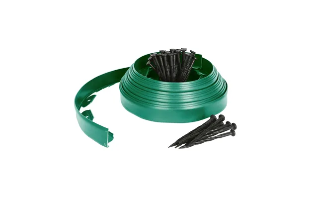 Flexible Plastic Lawn & Path Edging - Green