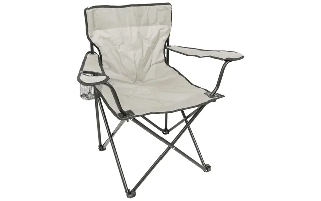 Folding Canvas Camping Chair - Beige