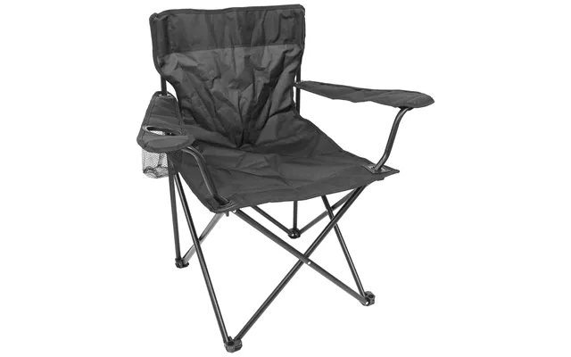 Folding Canvas Camping Chair - Black