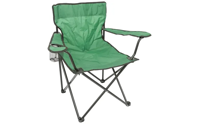 Folding Canvas Camping Chair - Green