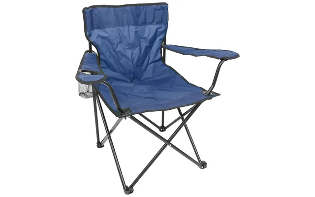 Folding Canvas Camping Chair - Navy
