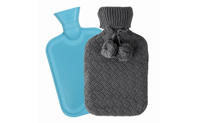 Hot Water Bottle With Knitted Cover - 1.8l