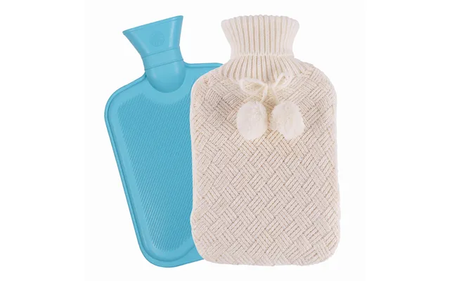 Hot Water Bottle With Knitted Cover - 1.8l