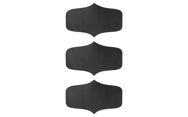 Large Black Chalk Board Storage Jar Labels - Pack Of Three