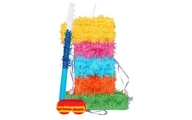 Large Number 1 Pinata Party Set - Blue Stick