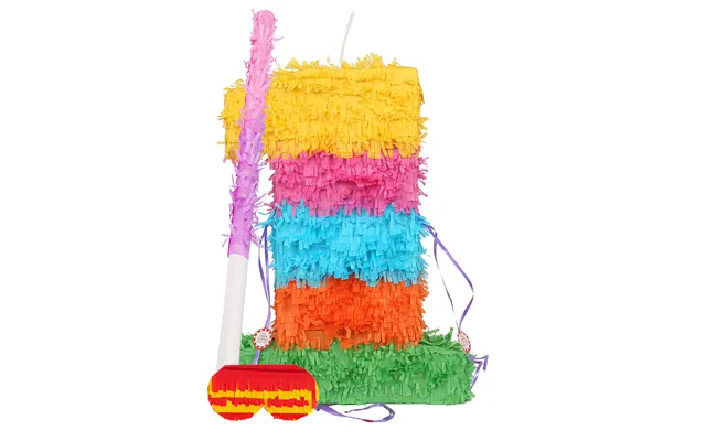 Large Number 1 Pinata Party Set - Pink Stick