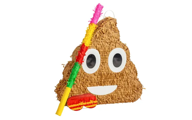 Large Poop Emoji Pinata Party Set - Multi Stick