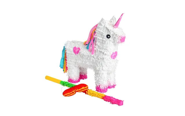 Large Unicorn Pinata Party Set - Multi Stick