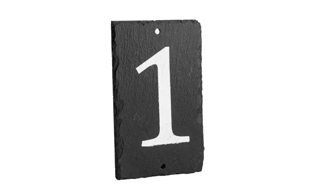 Number 1 Slate House Sign