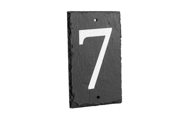 Number 7 Slate House Sign