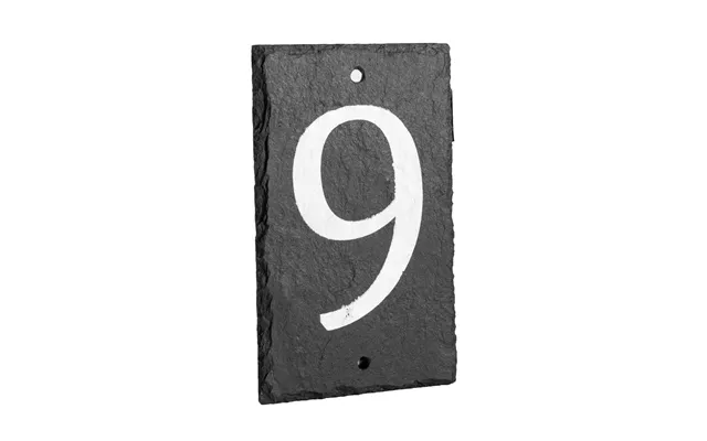 Number 9 Slate House Sign