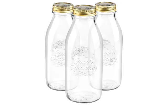 Quattro Stagioni Glass Bottles - Pack Of Three