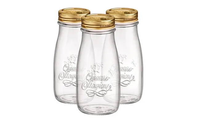 Quattro Stagioni Glass Bottles - Pack Of Three