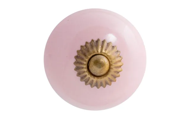 Round Ceramic Cabinet Knob - Pink