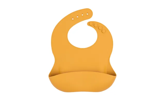 Silicone Baby Weaning Bib - Ochre