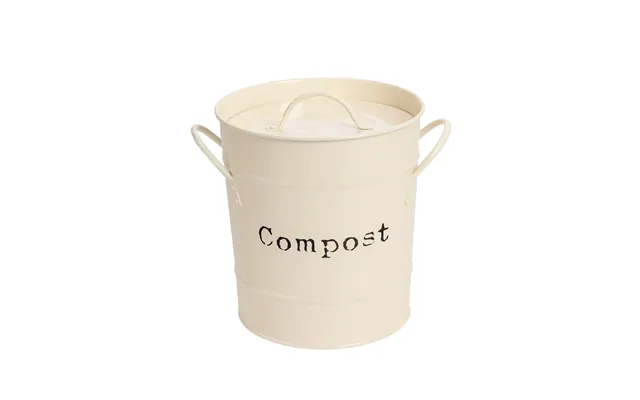 Vintage Compost Bin - Cream