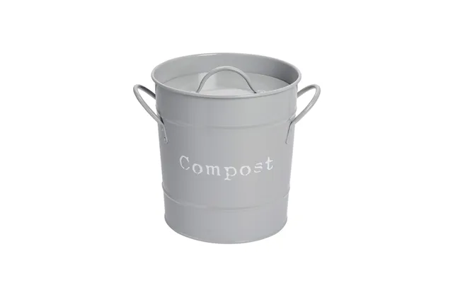 Vintage Compost Bin - Grey