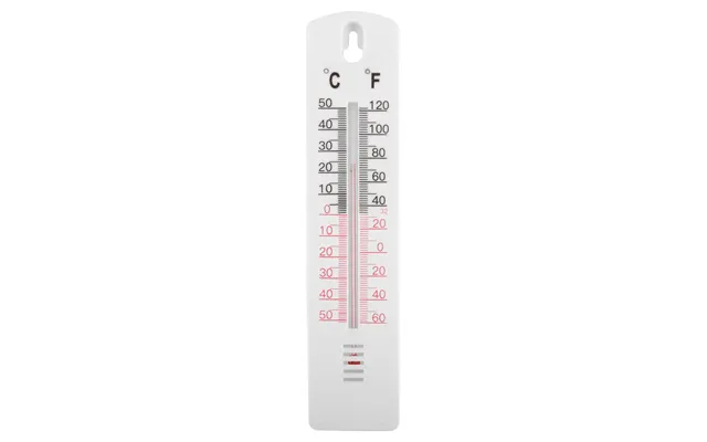 White Plastic Indoor Thermometer