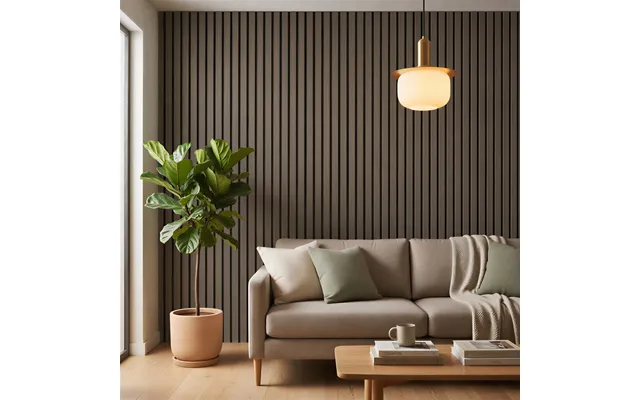 Wooden Acoustic Wall Panels - Grey