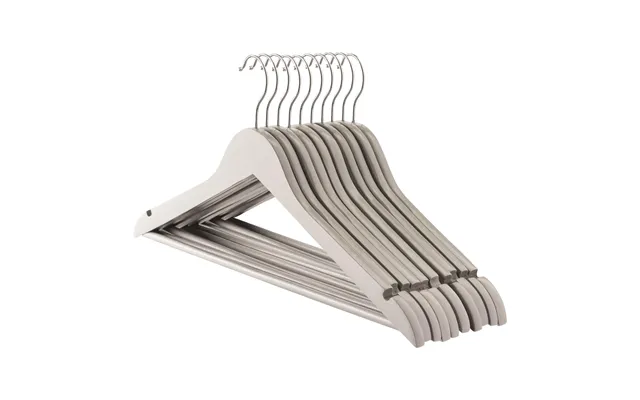 Wooden Coat Hangers - Pack Of 10