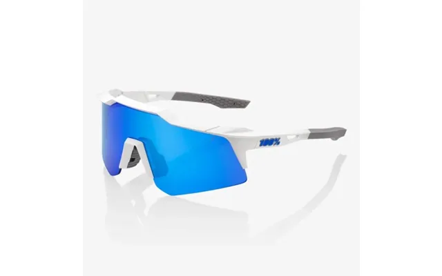 100% Speedcraft Xs Sunglasses White Blue With Extra Lenses For Running And Outdoor Activities