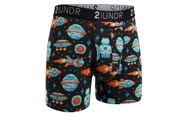 2undr Swing Shift Boxer For Men - Black Baselayers For Ultimate Comfort And Performance