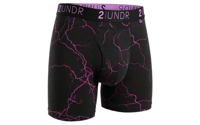 2undr Swing Shift Boxer L - Comfortable Active Underwear For Men, Ideal For Running And Training, Black