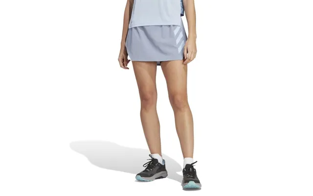 Adidas Agr Pro Skirt For Women Grey - Comfortable Running And Training Skirt With Breathable Fabric
