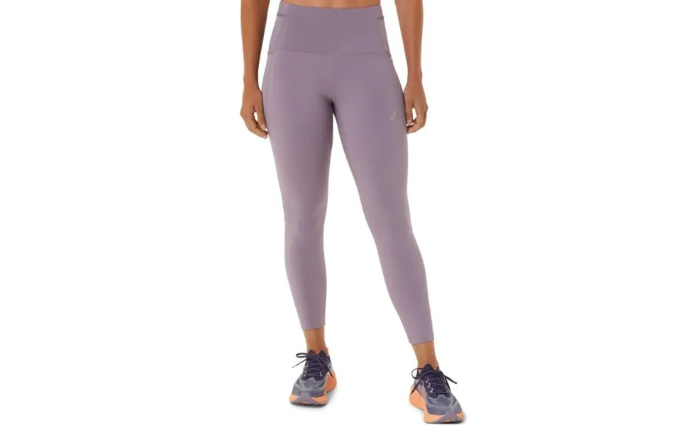 Asics Distance Supply 7 8 Running Tights Purple Breathable - Comfortable Fit For Enhanced Performance