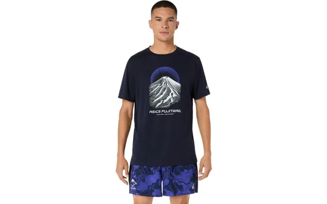 Asics Fujitrail Logo Ss Tee Xl Black Men