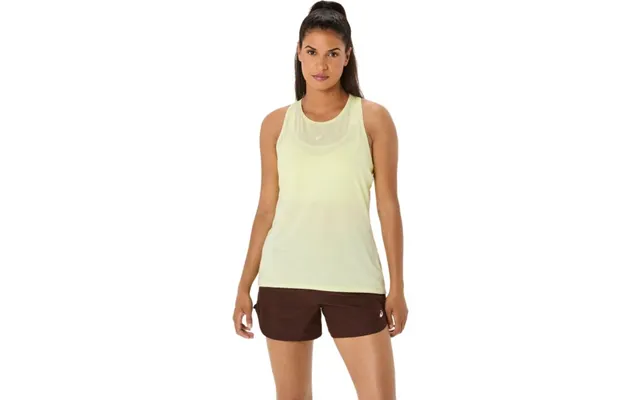 Asics Nagino Run Adjustable Tank Top - Ultimate Comfort For Running And Training In Vibrant Green