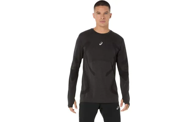 Asics Road Seamless Long Sleeve Top Men's - Black Running Shirt For Comfortable Training And Active Days