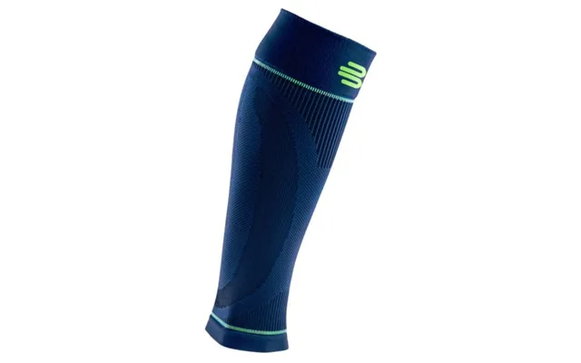 Bauerfeind Sports Compression Sleeves For Lower Legs M X-long Blue - Enhanced Support For Running Performance