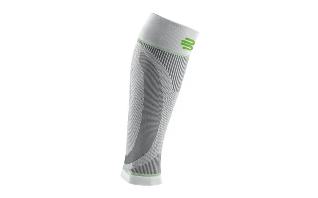 Bauerfeind Sports Compression Sleeves For Lower Legs - Small White Supports Blood Circulation & Enhances Running Perform