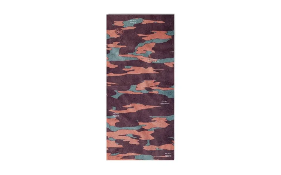 Buff Original Ecostretch Junior Cap In Red Gray - Ideal For Young Outdoor Adventurers