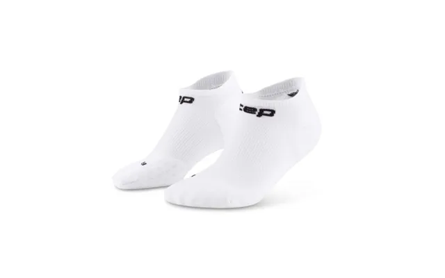Cep Core Run Compression Socks No-show 5.0 White Size 42-45 Eu For Enhanced Performance In Running And Training