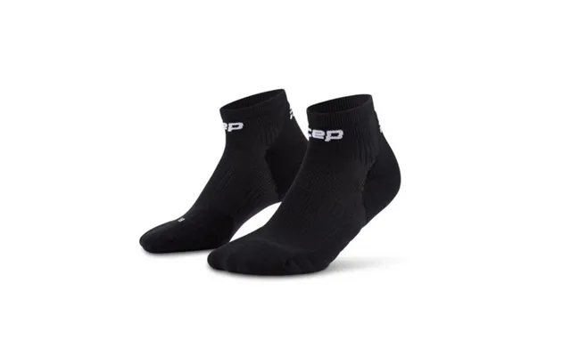 Cep Core Run Low-cut Socks 5.0 For Men - Black, Perfect For Comfort And Performance