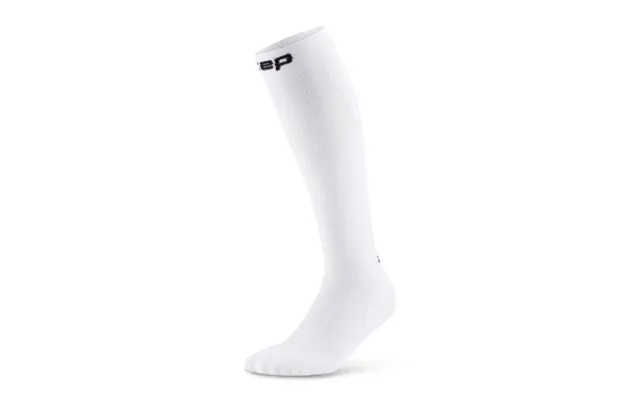 Cep Core Run Socks Tall 5.0 For Women - White Performance Running Socks