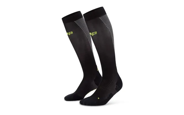 Cep Core Run Ultralight Compression Socks Tall 37-40 Eu Black For Running And Training