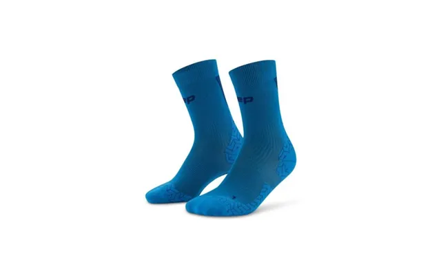 Cep Core Run Ultralight Mid-cut Compression Socks For Men - Blue Dark Blue