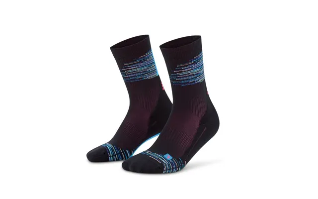 Cep Paris Vibes 80's Mid Cut Compression Socks Black Size 34-37 Eu For Running And Training