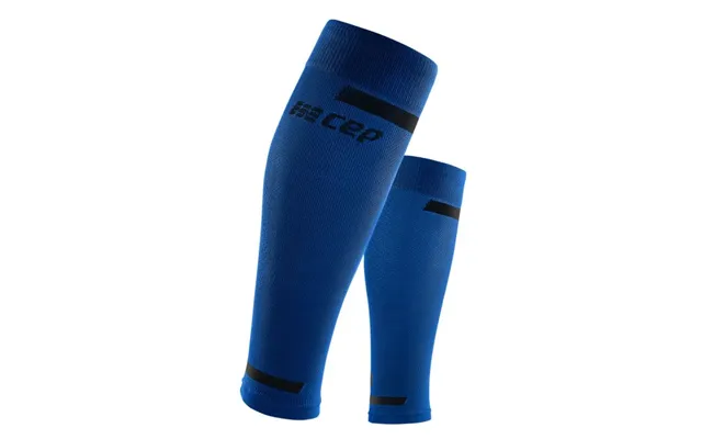 Cep Women's Compression Calf Sleeves V4 In Blue - Enhance Your Running Performance