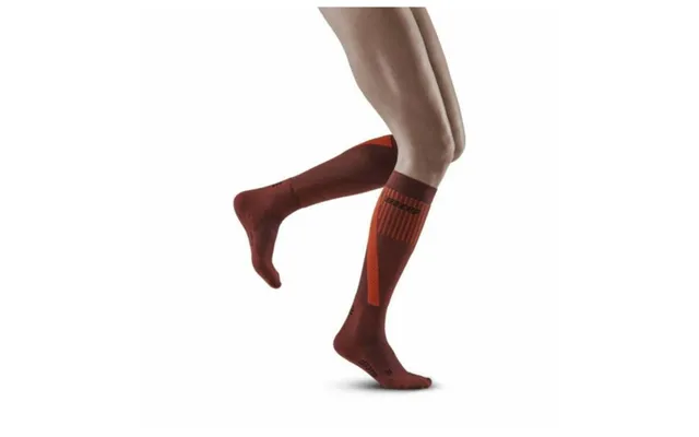 Cep Women's Compression Socks 25-31 Cm - Orange For Cold Weather Running