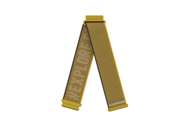 Coros Apex 2 Nylon Strap - Yellow Ideal For Runners & Training, Offering A Comfortable Fit For Active Athletes