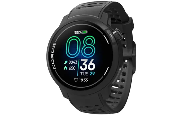 Coros Pace Pro Silicone Band One Size Black Women