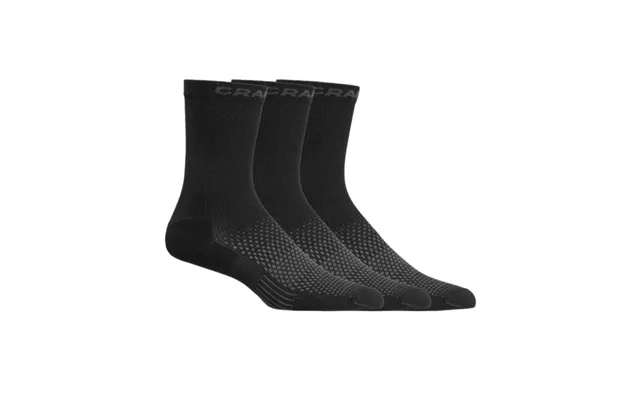 Craft Core Dry Socks 3-pack Black 40-42 Eu - Ultimate Comfort For Running And Training