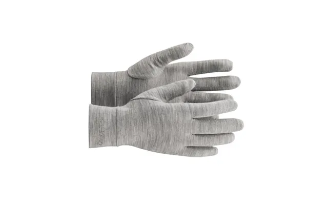 Craft Essence Wool Light Glove 8 S Gray Women