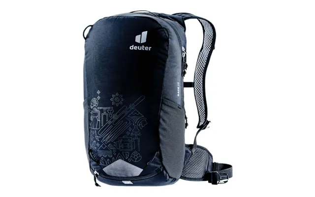 Deuter Race 12 Black Hydration Backpack For Trail Running And Outdoor Adventures