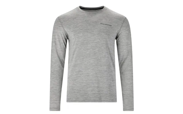 Endurance Abdon Melange Long Sleeve Tee Xl Gray Men product image